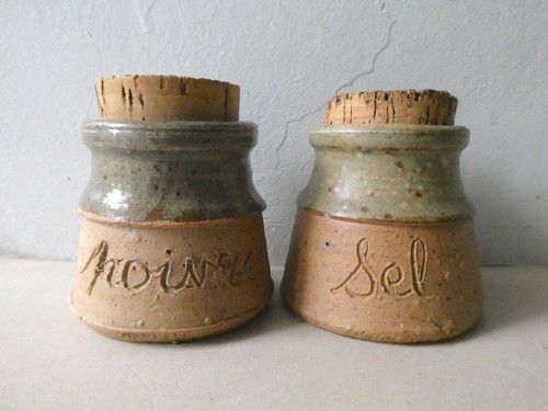 Pots épices en grès - épices,