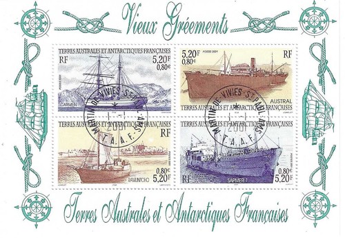Taaf bloc 6 oblitéré - n°,