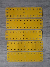 MECCANO: 5 plaques flexibles 14x4cm - réf 189