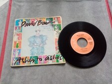 DAVID BOWIE   "Ashes To Ashes"  45 tours  Single 7"  France 1980