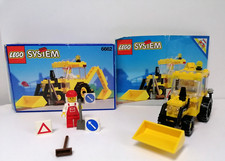 Lego System 6662 Backhoe Tractopelle Pelleteuse Vintage - 1992 Complet