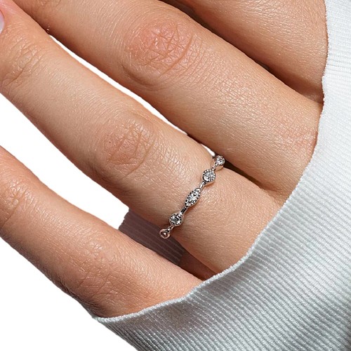 Bague pour femmes - bague, argent