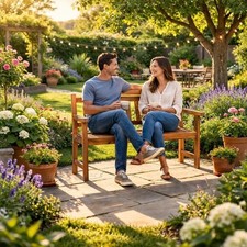 Banc jardin acacia 2 - banc,
