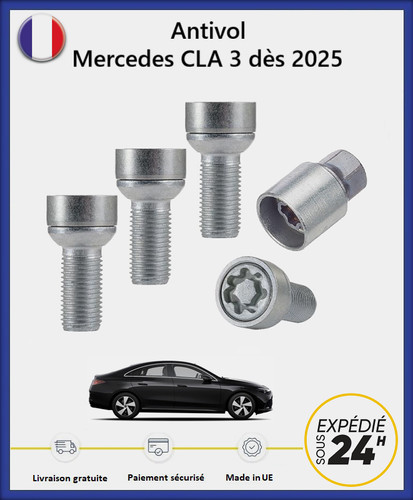 Ecrous antivol roues - ecrous, de