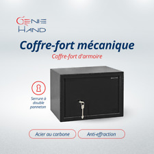 Coffre-fort Mécanique de Securitè pour Meubles à Clé et Serrure à Double Carte