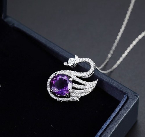 Collier pendentif cygne - collier,