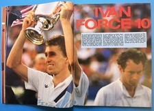 IVAN LENDL VINTAGE TENNIS DE FRANCE 1985 COLLECTOR FLUSHING MEADOW USA RARE