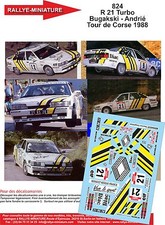 DECALS 1/43 REF 0824 RENAULT