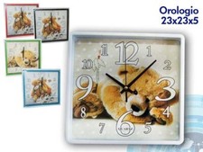 X Horloge Murale Quartz Carré