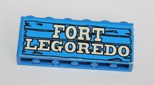 Stickered Assembly 6x1x 2 with 'FORT LEGOREDO' Pattern (Sticker) set 6762 / 6769