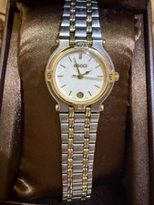 Montre Gucci Femme Vintage 1900L – Bicolore Acier & Doré – Swiss Made