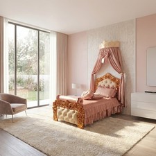 Lit Simple Baroque Pilissena