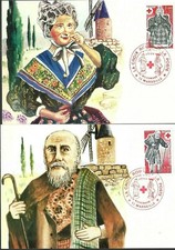 1959/60 ++ FDC 2  CARTES