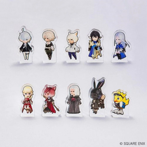 Final fantasy xiv mini - final, acrylic
