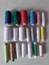 20 bobines de fil en vrac,couture/mercerie,le lot.
