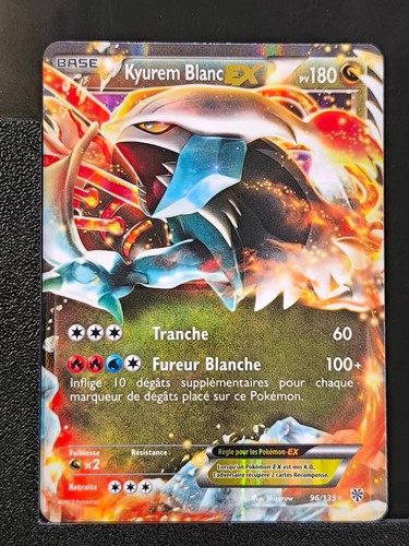 Carte pokémon kyurem blanc - pokémon, ex