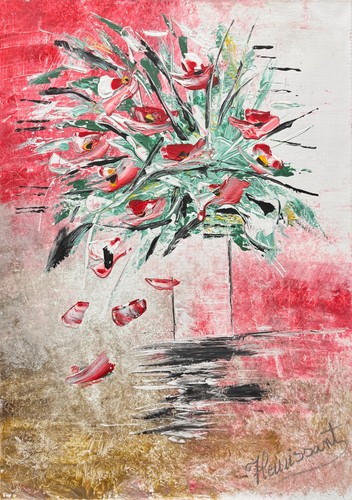 Grand tableau huile sur - huile, toile