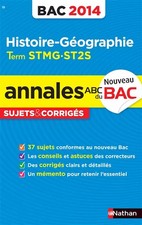 ANNALES BAC 2014 HIST/GEO STMG, GILLES DARIER et NATHALIE REVEYAZ