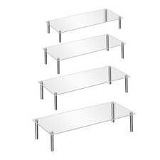 Support de vitrine transparent