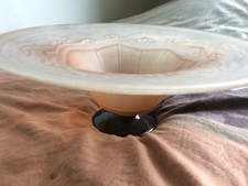 VERCAIS  SCHNEIDER 1930 RARE VASQUE COUPE ART DECO OPALESCENTE PATE VERRE FRANCE