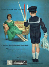 Publicité Advertising 1223 1959   Sauvagnat Aurillac  parapluie