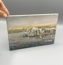 Peinture "Chevaux en Camargue"