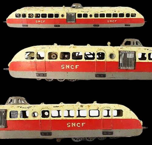Train echelle autorail - train, o