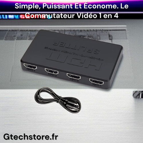 Répartiteur hdmi entrée 4 - 1,
