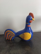Coq stylisé en faïence HB