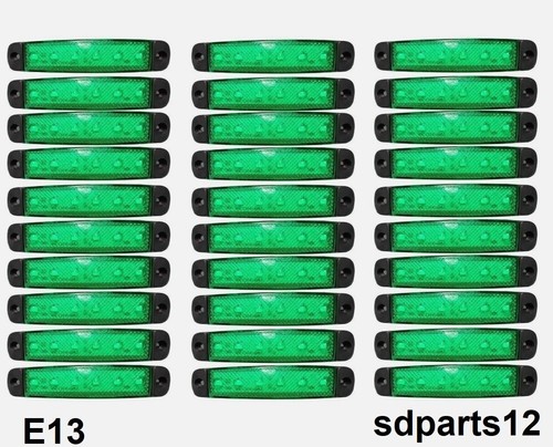 Feux gabarit led vert - 30, de