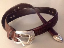 Brown Leather 34 Golf Belt 2