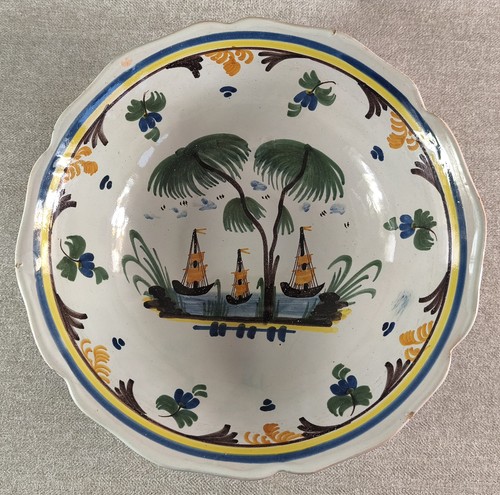 Saladier faïence nevers - saladier,