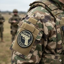 G19X Glock Austria 9x19 Patch PVC 3D Airsoft Pro Series Tactical Scratch