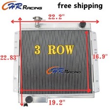 Radiador de aluminio de 62 mm TOYOTA landcruiser 42 BJ40 BJ42 Land Cruiser