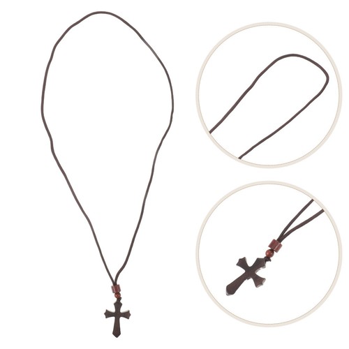 Bijoux crucifix bois - crucifix, en