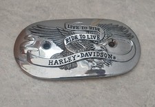 vintage cover enjoliveur insert de filtre a air filter ovale  harley davidson