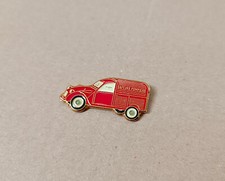 pin's ancien véhicule pompier / fourgonnette incendie citroen 2cv
