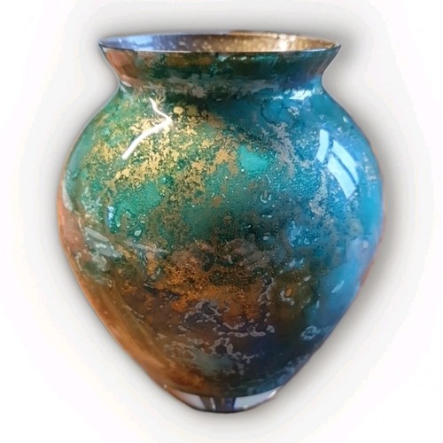 Vase signé laque line - signé,