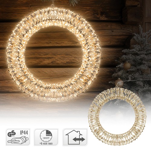 Couronne lumineuse led blanc - couronne,
