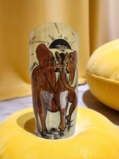 Peinture africaine vintage sur