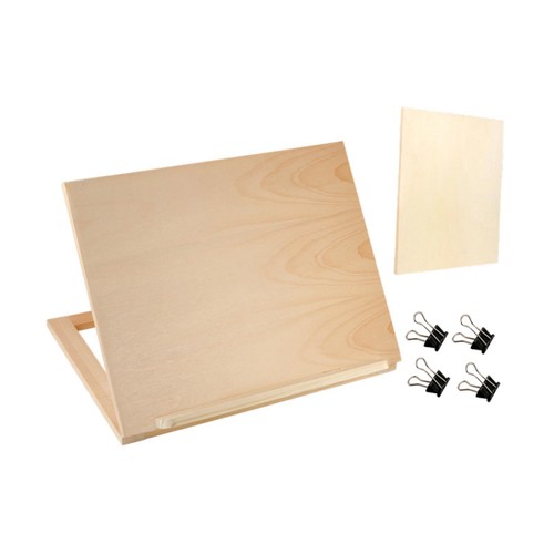 Chevalet table bois - table,