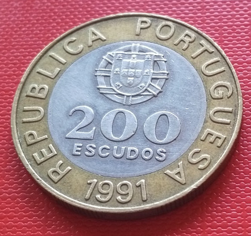 Pièce portugal 200 - portugal, ,