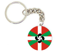 Porte clé badge drapeau pays