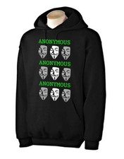 Anonymous Masque Capuche - Guy Fawkes V pour Vendetta D�sob�ir Hacker T-Shirt