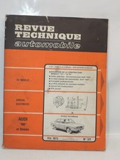 AUDI 100 (RENAULT R12 TS) - Revue Technique Automobile 321