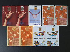 Lot 8 cartes téléphonique