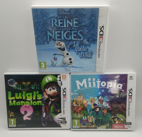 Lot jeux nintendo 3ds - lot,