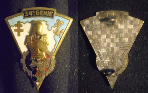 Insigne militaire 34 - –, 34°