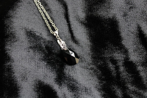 Black swarovski decorated - black,