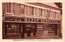 CPA St-Satur Rue du Commerce